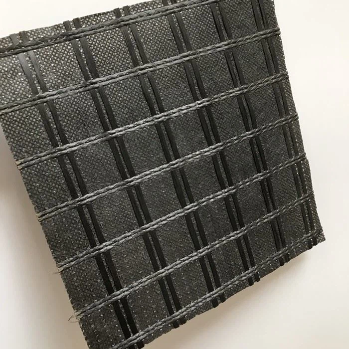 Fiberglass Geogrid With Geotextile 4